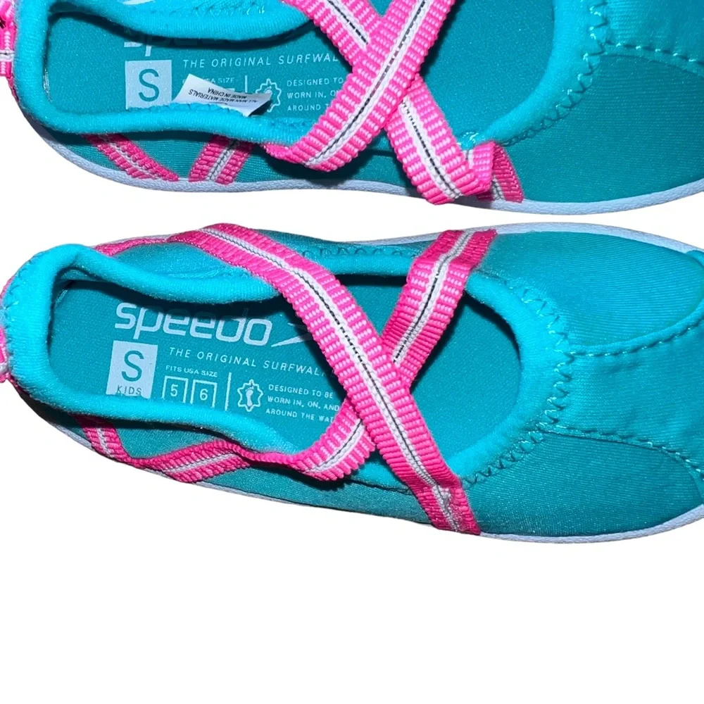🌟NWT🌟 Speedo Toddler Mary Jane Girls Water Shoes - Turquoise